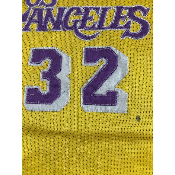 LA Lakers #32 Throwback Black Top Edition Jersey By Authentic Brand - 3XL - Picture 3 of 12